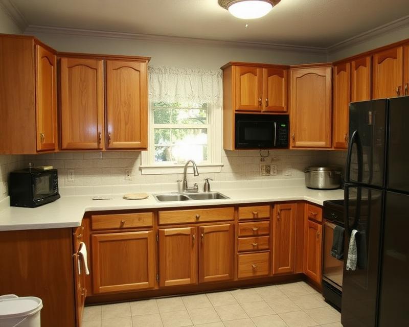 Modern Family Kitchen before